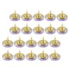 20pcs Thumb Tacks for Cork Boards, Shiny Purple Rhinestone Pins