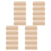 20pcs Wood Desk Calendar Base Beige Block Stand for Photos