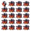 20 Pieces Cute Cartoon Animal Push Pins for Feature, Red