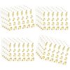 20 Sheets Glittering Music Note Sticker, Laptop Scrapbook, Gold