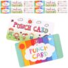 20 Sheets Reward Punch Cards for Students and Teachers, Paper