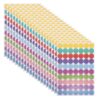 20 Sheets Small Colorful Circle Labels 19mm Paper Dot Stickers