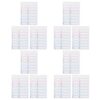 20 Sheets Waterproof Bottle Labels Self-Adhesive PVC Name Tags