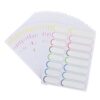 20 Sheets Waterproof Bottle Name Labels for Self PVC Tags