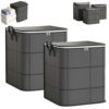 210l Spacious Moving Storage Bin, Foldable Blanket Storage Bag，L+L