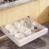 21" Deep Pull Out Cabinet Organizer, 12-22 Inch Expandable Drawer, 1 Pack