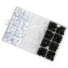 240pcs Mm DIY Dreadlocks Braiding Rings Beads Set for Hair Styling