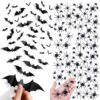 240 Piece Halloween Party Decorations, Fake Bats and Spiders Assortment for Home Party Decorations