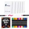 24 Colors Dual Tip Acrylic Paint Markers with White Foam Boards 24x36 Inch