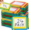 24 Pack Magnetic Drawing Board for Kids, Erasable Drawing Board, Portable Travel Magnetic Doodle Board for Toddlers, Birthdays Christmas Easter Gifts Classroom Rewards, Party Favors, Stocking Stuffers