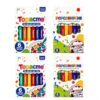 24 Pack Topacme Popcorn 3D Puffy Paint Pens, 6 Bright Colors, Heat-Activated Raised Texture Art Markers for Paper, Cards, Journals and Crafts