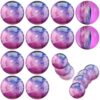 24Pcs 30mm Galaxy Bouncy Balls Bulk,Space Themed Party Favors for Kids