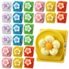 24 Pcs Flower Magnetic Clips, Cute Chip Clips with Strong Magnets