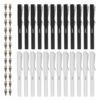 24pcs Inkless Pencils Eternal Everlasting Writing Pencil with Eraser