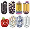 24 Pcs Jumbo Teacher Acrylic Paper Clips Teacher Appreciation Cute Penci Paperclip Design for Office Classroom Bookmark Gift Book Lovers, Back to School Supplies