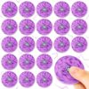 24 PCS Kpop Fidget Spinners,Purple Kpop Birthday Party Favors for Kids