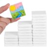 24pcs Mini Oil Painting Frame for Art Students, White Canvas Panels