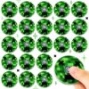 24 PCS Pixel Fidget Spinners, Green Pixel Birthday Party Favors for Kids