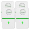 2/4Pcs Power Saver Portable Electricity US Energy Saver Smart Saving Box Safe Household Plug 90V-250V for Office Kitchen Accesso(4pcs)