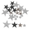 24pcs Rhinestone Star Iron on Patches Assorted Sizes