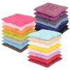 24 Pcs Square Floor Cushions for Classroom 15.7" Large Meditation Cushion Flexible Seating Floor Cushions Floor Pillows for Kids Sitting Pillows for Adults Yoga Living Room Chair Tatami Balcony