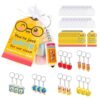 24 Set Colorful With Pencil Tags,First Day Of School Keychain For Kids