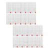 24 Sheets Mini Daily Calendar Stickers Self Adhesive Paper