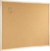 24'' x 36'' Cork Board Bulletin Board, Wooden Framed Corkboard