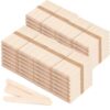 2500 Pieces Large Wooden Wax Sticks, 6-Inch Wood Waxing Sticks Wax Spatulas Applicator, Wood Craft Sticks for Body Hair Removal, Tongue Depressors, Wooden Ice Pop Sticks