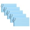250 PCS Index Cards 3x5 Inches, Blue Flash Cards with Ring