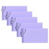 250 PCS Index Cards 3x5 Inches, Purple Flash Cards with Ring