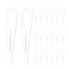 250pcs Pvc Alligator Shirt Clips with Teeth for Garment Packaging