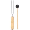 256Hz Titanium Alloy Tuning Fork Kit with Wooden Mallet