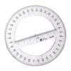 25cm Round Protractor Ruler Math Measuring Tool Full Center Angles Protractor Math