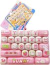 26-Key Keyboard Fidget Toy, Keyboard Fidget Keychain