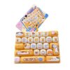 26-Key Keyboard Fidget Toy, Keyboard Fidget Keychain (Cat)