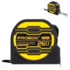 26Ft/8 M Self-Locking Double-Sided Steel Tape Measure, Secure Blade Lock Retractable with Stop Button, Magnetic Hook, Casing for Construction, Carpenter, Architect, Woodworking