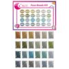 2.6mm Fuse Beads Refill Kit – Color Palette 10, 24000+ Pcs, 24 Colors (1000 Each), Mini Beads for DIY Pixel Art & Crafts, Smaller Than 5mm (No Tools)