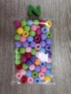 26pcs Large Letters Beads Z with Acrylic Round Bead