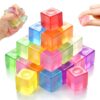 27 Pcs Mini Squishy Cube Fidget Toys Stress Cube Balls for Kids Adults