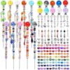 280 Pcs DIY Beaded Garden Stakes Kit with Bubble Stoppers