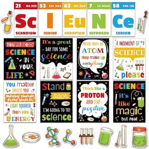 28 PCS Science Bulletin Board Set Science Posters Decorations Positive Motivational Decoration Chemistry Poster Science Lab Bulletin Board