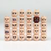 28 Piece Head and Facial Expression Set, Flesh Color, Compatible with Lego Parts and Pieces