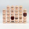 28 Piece Head and Facial Expression Set, Flesh Color, Compatible with Lego Parts and Pieces