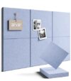 28" x 18" Felt Bulletin Board Tiles, Solid-Tile, Soft Periwinkle