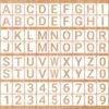 2 Inch Letter Stencils Set, 2 Pack Letters and Numbers Alphabet Template