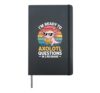 2nd Grade I'm Ready To Axolotl Questions In 2nd Grade Hardcover Journal, Black