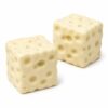 2 Pack Cheese Squishy Toys, 2.4-Inch Soft-Filled TPR Squeeze Cubes