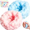 2 Pack Crunchy Noisy Squishy ASMR Stress Balls, Slush Textured Sensory Toys Set, Stress Relief Toys for Kids Adults, Squeezee Sensory Toys, Birthday Xmas Gifts for Girls & Boys