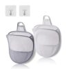 2 Pack Foldable Mesh Hanging Laundry Hamper, Wall-Mount Laundry Bag